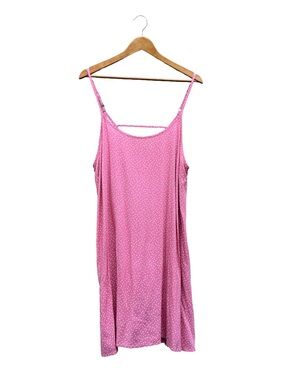 Wild Fable Dress Rose Pink Scatter Polka Dot Slip Sun Plus Size XXL Festival NWT